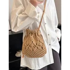 bolsa transversal feminino Bolsa Bolsa feminina com Design de nicho tecido bolsa mensageiro de venda quente