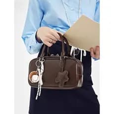 Bolsa bolsa transversal feminino Bertia Bolsas femininas Warrencia Betta Bolsas de boliche de tamanho pequeno Bolsas de