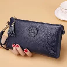 Bolsa bolsa transversal feminino F Primeira Camada de Couro Moda Mãe Embreagem de Um Ombro