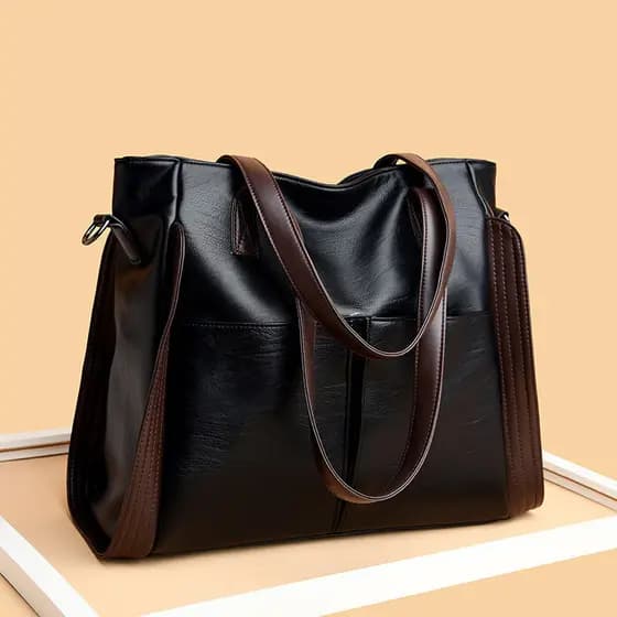 bolsa transversal feminino bolsa feminina Bolsa de um ombro da moda primavera de couro macio de grande capacidade