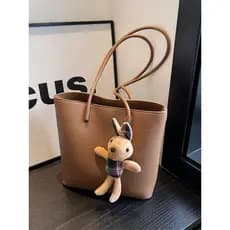 bolsa feminina Bolsa Bolsa feminina cor sólida moderna simples Diagonal balde Bolsa