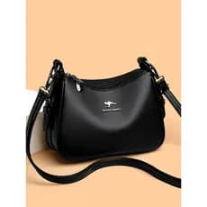 bolsa transversal feminino bolsa feminina Marca de couro genuíno grande capacidade Multi-camada senhoras saco 2026 novo