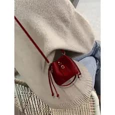 bolsa transversal feminino bolsa feminina Bolsa pequena vermelha Popular deste ano, feminina 2026, novo estilo, Design d