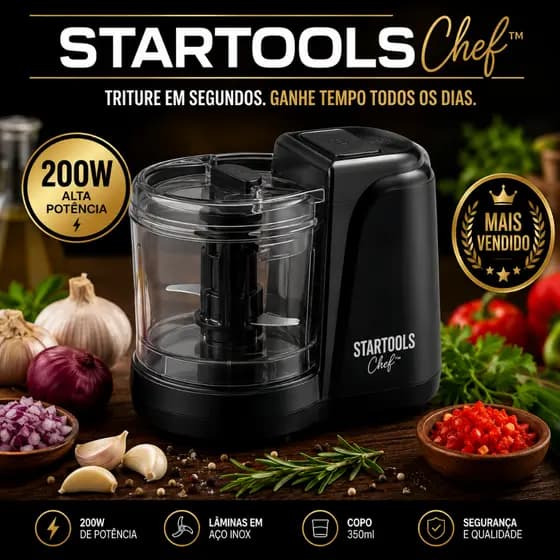 Mini Triturador Eletrico Processador Alimentos Compacto 200W Capacidade 350ml Preto