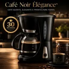 Cafeteira Eletrica Capacidade 30 Xicaras 127V Preta Rápida Eficiência Moderna