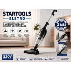 Aspirador Pó Elétrico 2 Em 1 Com Fio 220V  Portátil Vertical
