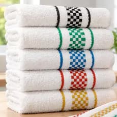 Kit 5 Panos de Prato Atoalhado 45x70 / Felpudo Jacquard 100% Algodão Premium Cozinha
