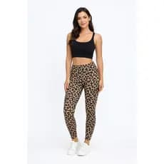 Legging Suplex Onça Fitness Feminina Cintura Alta Modeladora Alta Compressão Academia Empina Bumbum