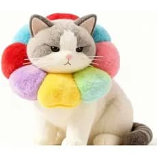 t Recovery Cone Collar for Cats &amp; Small Dogs, Size M (Up to 10lbs)，Adjustable Post-Surgery Protective E-Collar, Comf