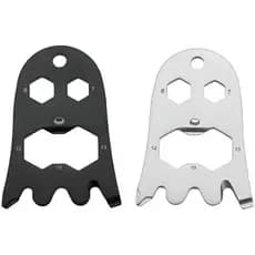 Packs of Ghost Multifunctional Tools - Stainless Steel Keychains, Bottle Openers, Diamond Nuts, and Cross Shaped Screw W