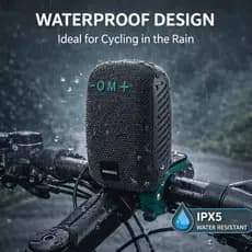 Mini Caixa De Som Para Bike/Moto BT5.4 Hi-Fi 8W Resistente água IPX5 TWS/FM/TF - IMS-X34D