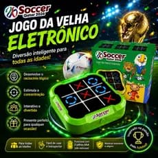 Copa do Mundo Jogo Da VeDigital Eletrônico 4 Em 1 Recarregável Usb Led Educativo Interativo Portátil Memoria