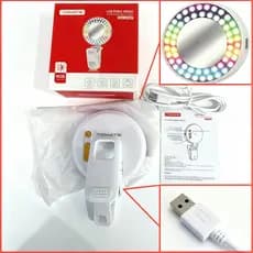 Preenchimento USB TOMATE MLG-207RGB | RGB | Recarregável | Para Live e Vídeo em Celular