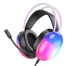 Headset Gamer DELTA F4132 | RGB, Som Imersivo e Microfone com Redutor de Ruído | Plug and Play