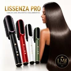 Escova Alisadora Elétrica 5 em 1 Bivolt Profissional