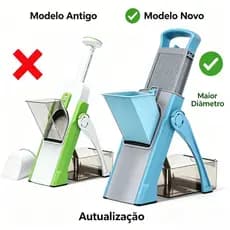 Fatiador Ralador Cortador De Legumes 5 Funções Multifuncional Verduras Frutas batata Chopper
