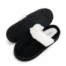 Pantufa Feminina Peluciada Macia Forrada Antiderrapante Quentinha Confortável para Inverno
