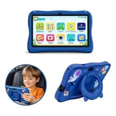 Tablet Infantil Educativo Kids Wifi Android 13 256gb 8gb/ram Azul