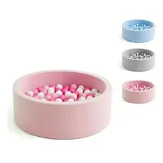 Piscina De Bolinhas Infantil Criança Macia Redonda De Foam 90x30cm