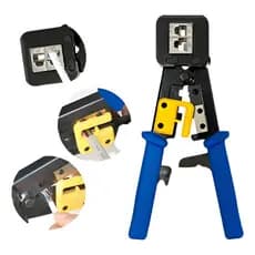 Alicate De Crimpar Crimpador Multi-Função Corta Ez Crimp Rj45 Rj11