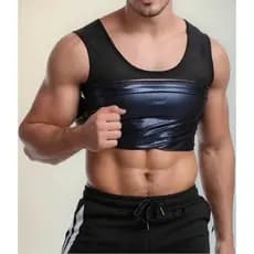 Camiseta Regata Queima Gorduras Esportiva Academia Treino Musculação Masculina Efeito Sauna