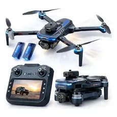 Drone Gt8 Profissional 4k Tela No Controle 2 Baterias Longo Alcance com Bag