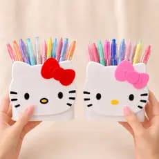 Porta Canetas Pincel De Maquiagem Organizador de mesa, Porta Lapis Porta Trecos HELLO KITTY
