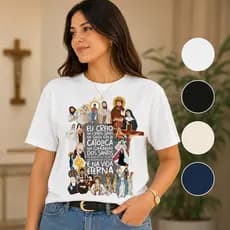 Camiseta Feminina Cristã e Evangelica,camisa feminina Cristã, camisa premium, camiseta feminina