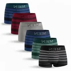 Kit 10 Cuecas Boxer Masculina de Microfibra