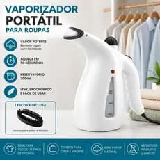 Vaporizador Portátil para Roupas 110V Passadeira a Vapor 800W Remove Amassados 300ml