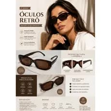 Óculos/Sol/Retrô/Feminino/UV400/Vintage/Fashion/Marrom/Material/leve/confortável/Design moderno/Unissex