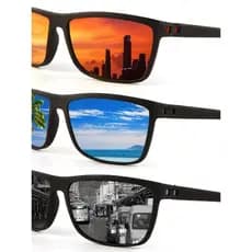 Novos óculos de sol esportivos masculinos para ciclismo ao ar livre, óculos de sol femininos polarizados com lentes colo