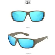 Óculos de Sol Esportivos Masculinos Elegantes com Proteção UV para Ciclismo e Montanhismo ao Ar Livre, Óculos de Sol Pol
