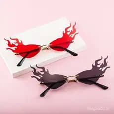 Novos Óculos de Sol Flame, Óculos de Sol Reflexivos da Moda, Cores Deslumbrantes para Festas SBYY