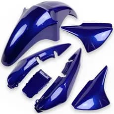 Kit Carenagem Completo Titan 150 Azul 2004 2005 2006 2007 2008 + Everniz