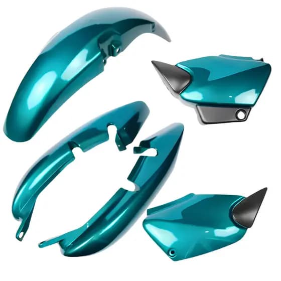 Kit Carenagem Completo Titan 125 Verde 2000 2001 2002 2003 2004 + Evernizado