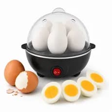 Cozedor De Ovos Elétrico Portátil A Vapor Cor Preto Egg