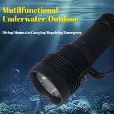 Lanterna De Mergulho Super Brilhante , 20W , 5 Modos , Iluminação Forte , Luz Subaquática Externa , Alça Portátil Profun