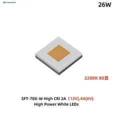 26W LUMINUS LUMINUS SFT-70X 2200K 80 Display contas de lâmpada de Chip único 6V 4A 5050 led Downlight guia trilho luz la
