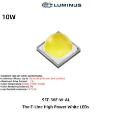 LUMINUS 10W SST-36F Processo de reversão Lanterna de alta potência Contas de lâmpada 3V 3535 led Lanterna Farol Substitu