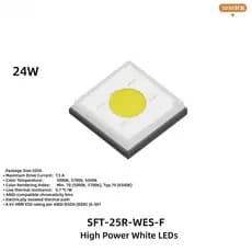 LUMINUS 24W Contas de lâmpada SFT-25R Cabeça plana Destaque de longo alcance Luz branca 7.5A 3V 5050 led DIY Lanterna Fa