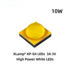 10W XPG quarta geração destaque luz branca contas de lâmpada luz forte lanterna luz do carro farol luz de trabalho 3A 3V