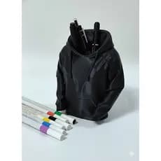 Porta caneta Suporte de mesa em forma de moletom - Organizador de mesa e canetas moletom frio