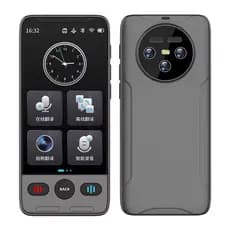 Novo Tradutor De Tela De Toque De Voz Precisa Inteligente Suporte 142 Idiomas Câmera HD Foto Registro Offline Cartão TF