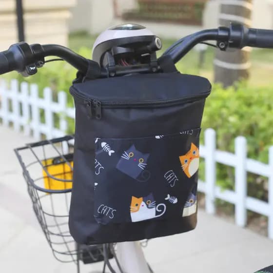 [Estoque pronto] Bolsa para veículo elétrico Bolsa para carrinho de bicicleta Bateria Bolsa para armazenamento de carro
