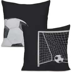 Capas de Almofada em Forma de Bola de Futebol, Capas Decorativas para Almofadas de Sofá, Quarto de Meninos e Meninas, Be