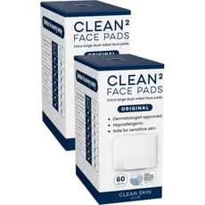 Clean Skin Club Clean² Pads 2.0 [NOVO e com Bordas Aprimoradas] Garantido que não se desfaz nem rasga, Camadas Triplas E