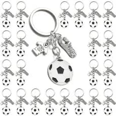 PHAETON 20PCS Chaveiros de Bola de Futebol, Chaveiro de Bola Esportiva para Lembranças de Equipe, Recompensas Esportivas