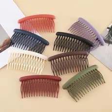 [Estoque pronto] Novo estilo pente feminino verão cabeça traseira cabelo quebrado arrumado testa franja fixa inserido pe