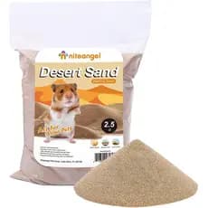 Areia de Banho para Hamster Niteangel |   Areia para Banho ou Sanitário Sem Poeira para Hamsters, Chinchilas, Gerbos, Ra